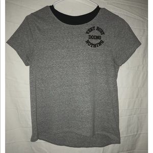 “Very Busy Doing Nothing” Grey T-Shirt